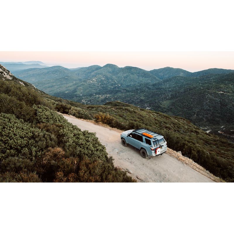sherpa-crestone-2010-2024-4-runner-roof-rack-top-view-on-toyota-4runner-in-nature