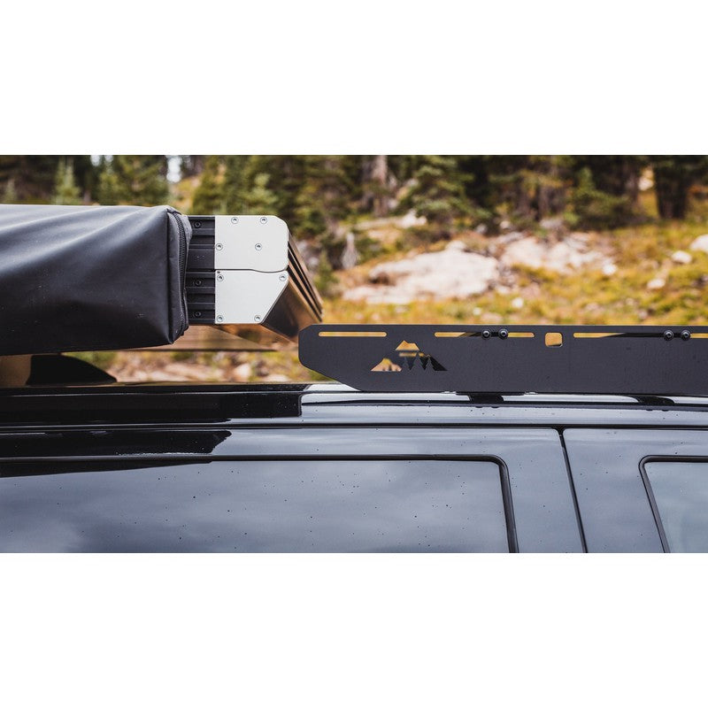 sherpa-cub-roof-rack-for-2022-2023-tundra-camper-close-up-view-with-logo-in-nature