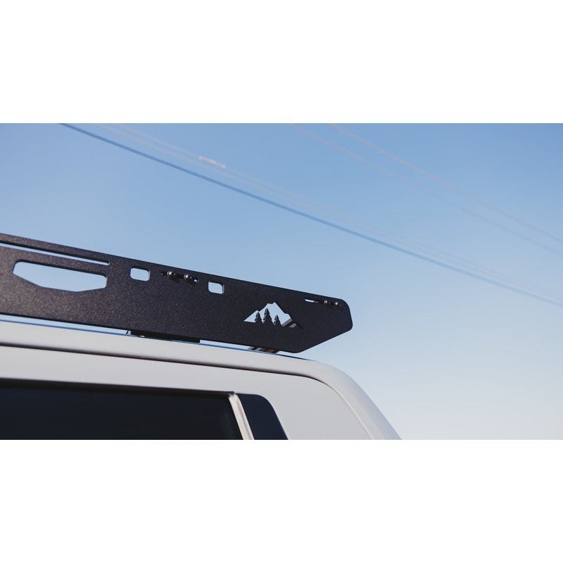 sherpa-grizzly-roof-rack-for-2022-2024-toyota-tundra-crewmax-close-up-view-with-logo-in-nature