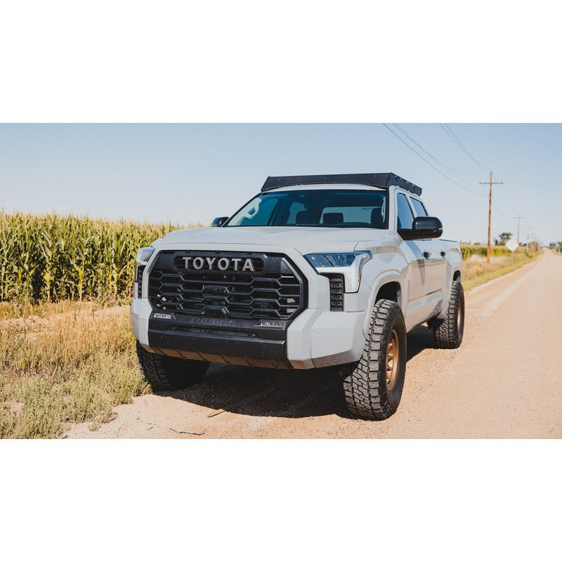 sherpa-grizzly-roof-rack-for-2022-2024-toyota-tundra-crewmax-front-view-in-nature