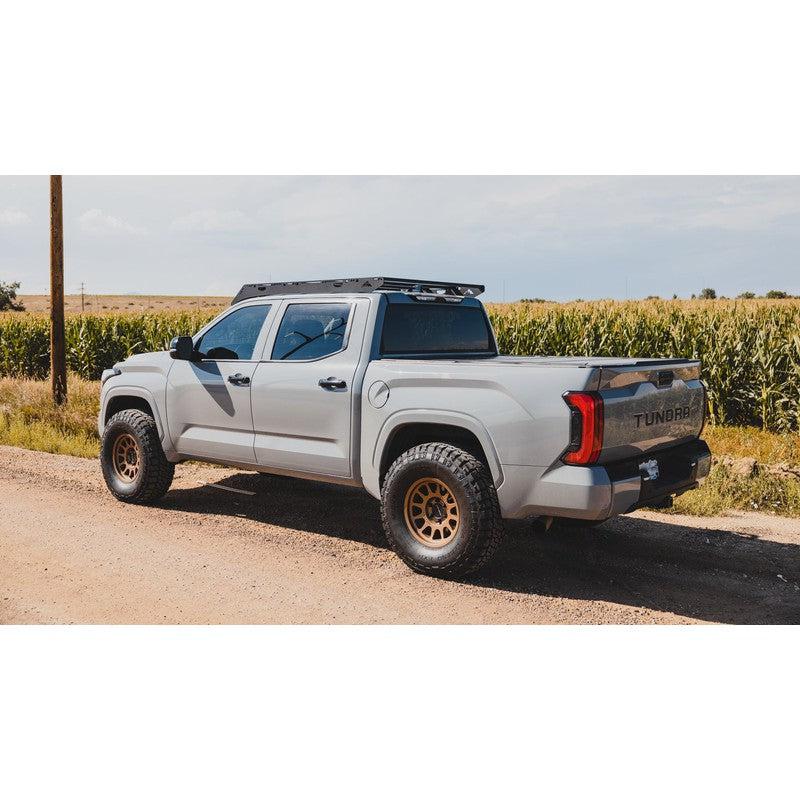 sherpa-grizzly-roof-rack-for-2022-2024-toyota-tundra-crewmax-side-view-in-nature