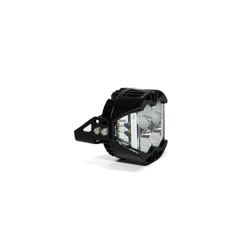 sherpa-lp4-mounts-side-view-with-lp4-light-and-bolts-on-white-background
