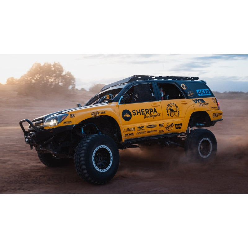 sherpa-princeton-2003-2009-4runner-roof-rack-roof-rack-front-corner-view-on-toyota-4runner-in-nature
