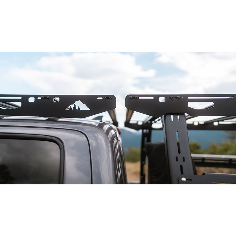 sherpa-rack-height-pak-system-bed-close-up-view-on-vehicle-in-nature