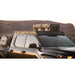 sherpa-rainier-roof-rack-for-2024-tacoma-double-cab-front-corner-view-with-roam-case-in-terrain