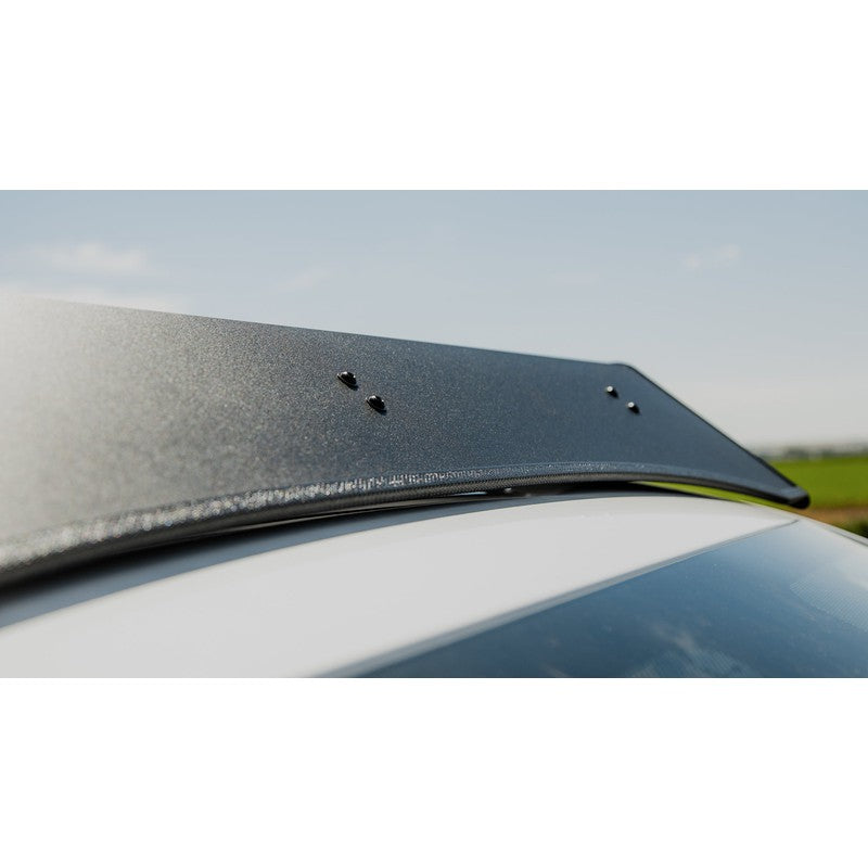 sherpa-redcloud-roof-rack-for-2019-2023-ford-ranger-close-up-view-with-fairing-in-nature