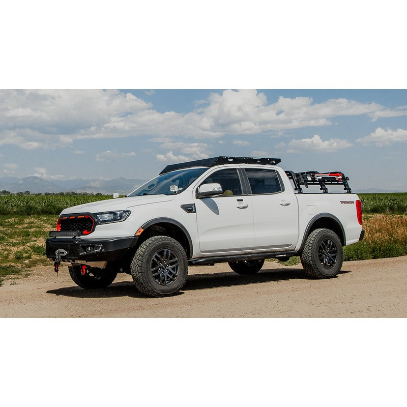 sherpa-redcloud-roof-rack-for-2019-2023-ford-ranger-front-corner-view-in-nature
