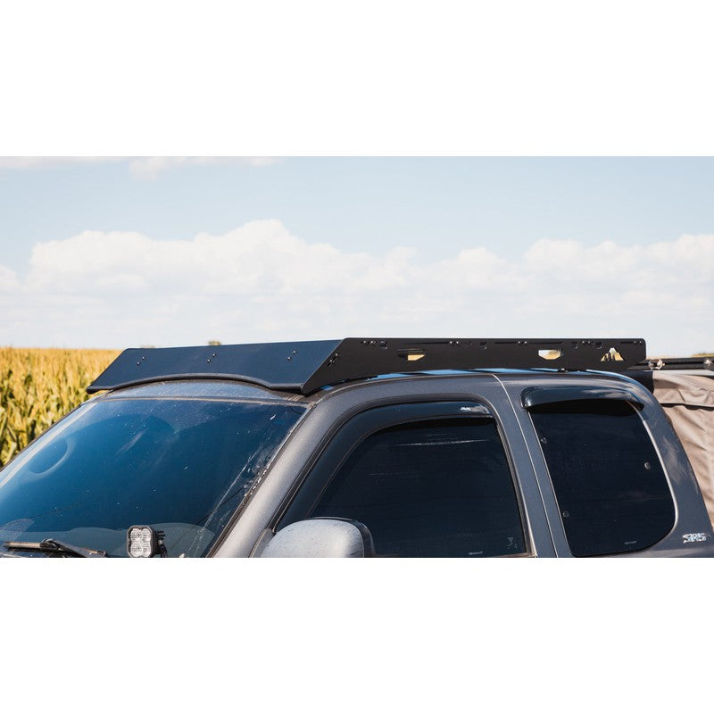 sherpa-ursa-minor-roof-rack-for-2000-2006-tundra-access-cab-front-corner-view-in-nature