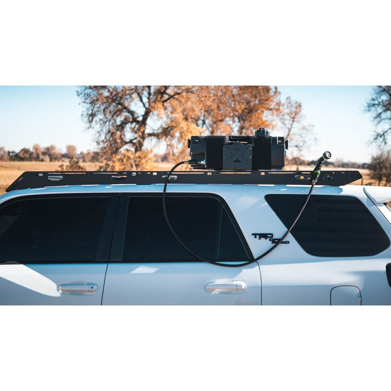 sherpa-waterport-mount-front-side-view-on-vehicle-in-nature