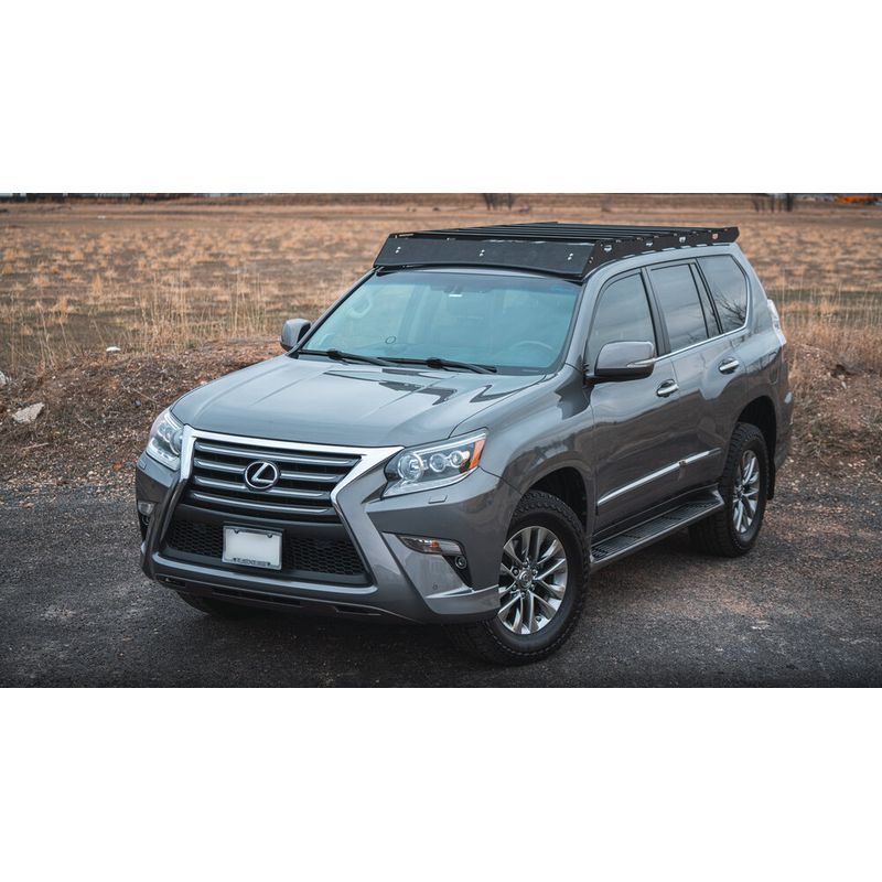 sherpa-yale-2010-2023-lexus-gx460-roof-rack-front-corner-view-on-lexus-gx460-in-nature1