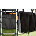 tentbox-boot-bag-front-view-with-rear-mesh-panel-on-ladder-in-nature