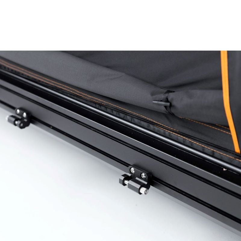 tentbox-cargo-hard-shell-roof-top-tent-black-open-close-up-view-with-ladder-brackets-on-white-background