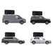 tentbox-classic-2.0-hard-shell-roof-top-tent-midnight-gray-open-side-view-on-various-vehicles-on-white-background