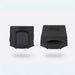 tentbox-go-hybrid-roof-top-tent-black-open-front-and-rear-view-closed-tent-on-white-background