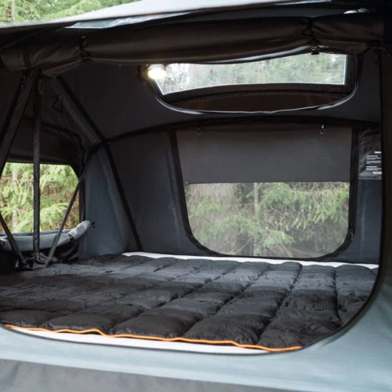 tentbox-lite-XL-soft-shell-roof-top-tent-slate-gray-open-interior-view