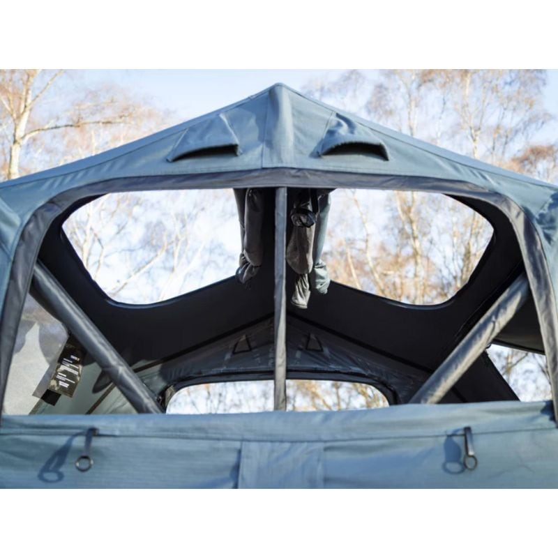 tentbox-lite-XL-soft-shell-roof-top-tent-slate-gray-open-side-skylight-view