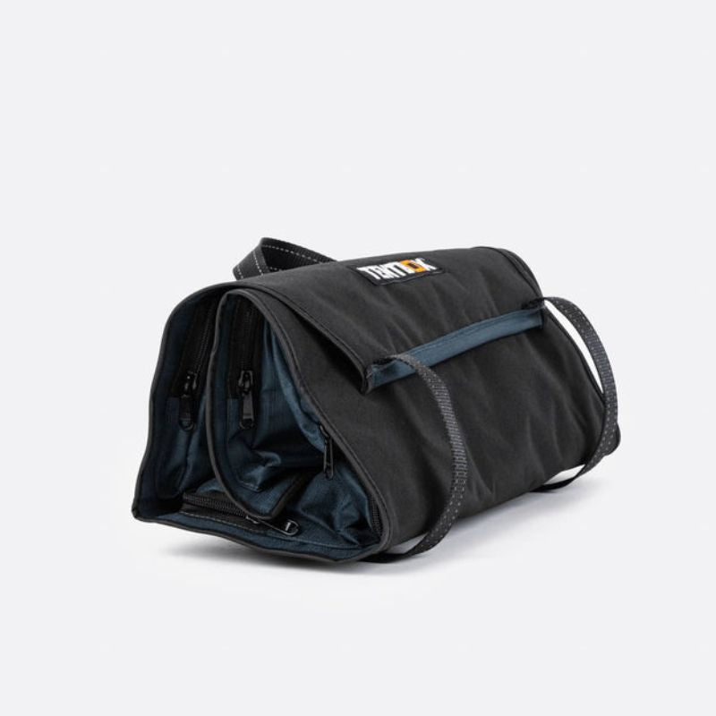 tentbox-utility-pockets-slate-gray-closed-side-view-on-white-background