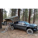 tuff-stuff-alpha-hard-shell-roof-top-tent-2-3-person-gray-open-on-vehicle-in-nature