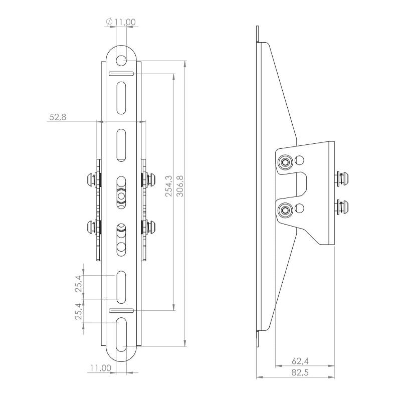 tuwa-pro-4cx-recovery-board-mounts-product-dimensions-on-white-background