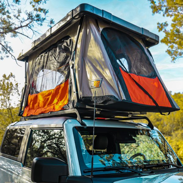 badass-tents-recon-pop-up-roof-top-tent-open-front-view-on-ford-bronco