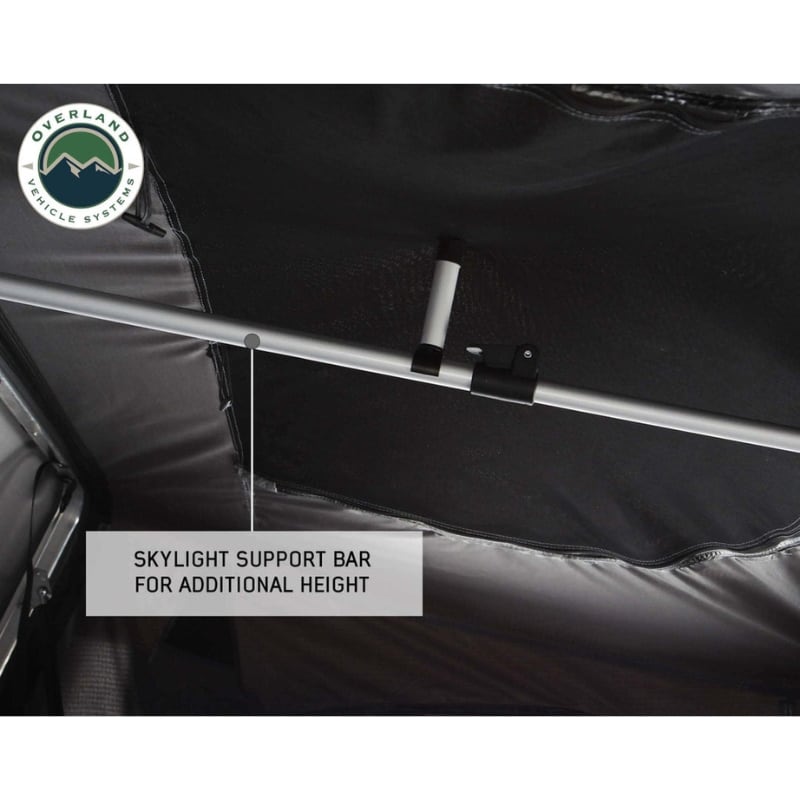 overland-vehicle-systems-bushveld-hard-shell-roof-top-tent-inside-view-skylight-support-bar