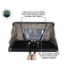 overland-vehicle-systems-bushveld-hard-shell-roof-top-tent-open-rear-view-with-operating-instructions