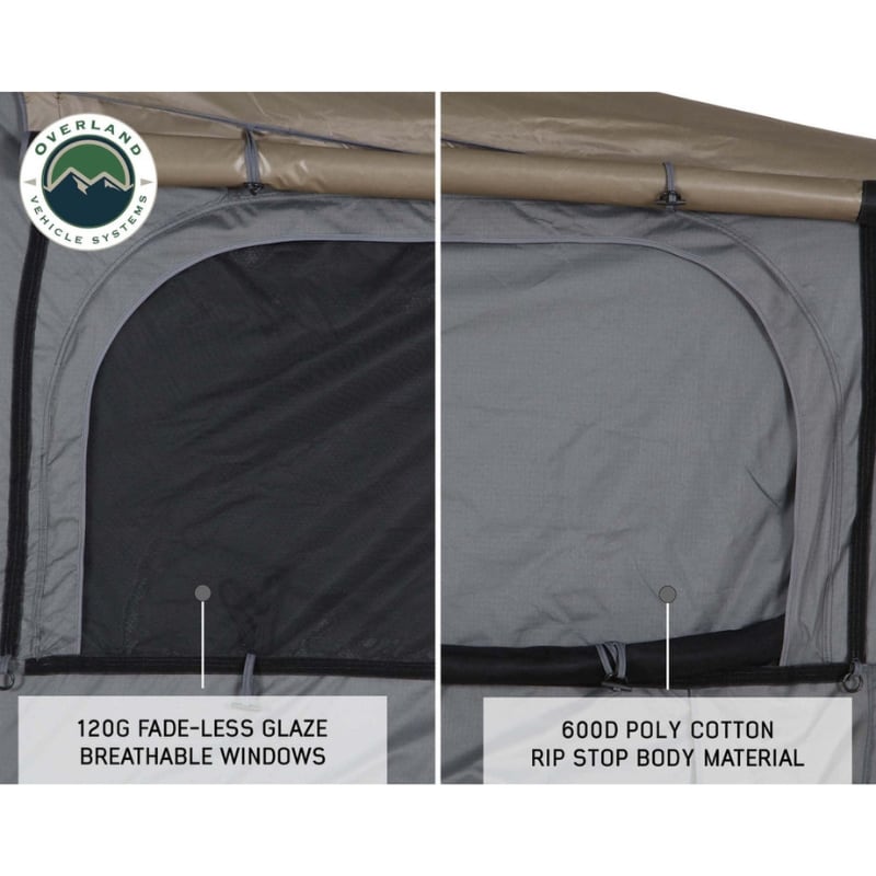 overland-vehicle-systems-bushveld-hard-shell-roof-top-window-specifications-and-fabric-descriptions