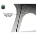 overland-vehicle-systems-mamba-hard-shell-roof-top-tent-open-interior-view-support-strut-description