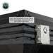 overland-vehicle-systems-sidewinder-hard-shell-roof-top-tent-profile-view-with-lockable-stainless-steel-latch-description